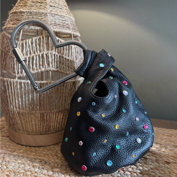 Aimee Kestenberg hand held leather pouch - Picture 2 of 8